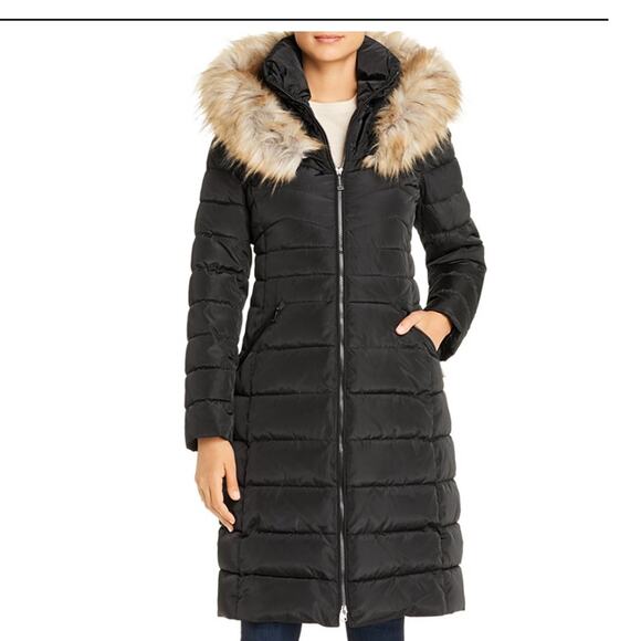 Laundry by Shelly Segal Black faux fur jacket size small - Picture 1 of 8